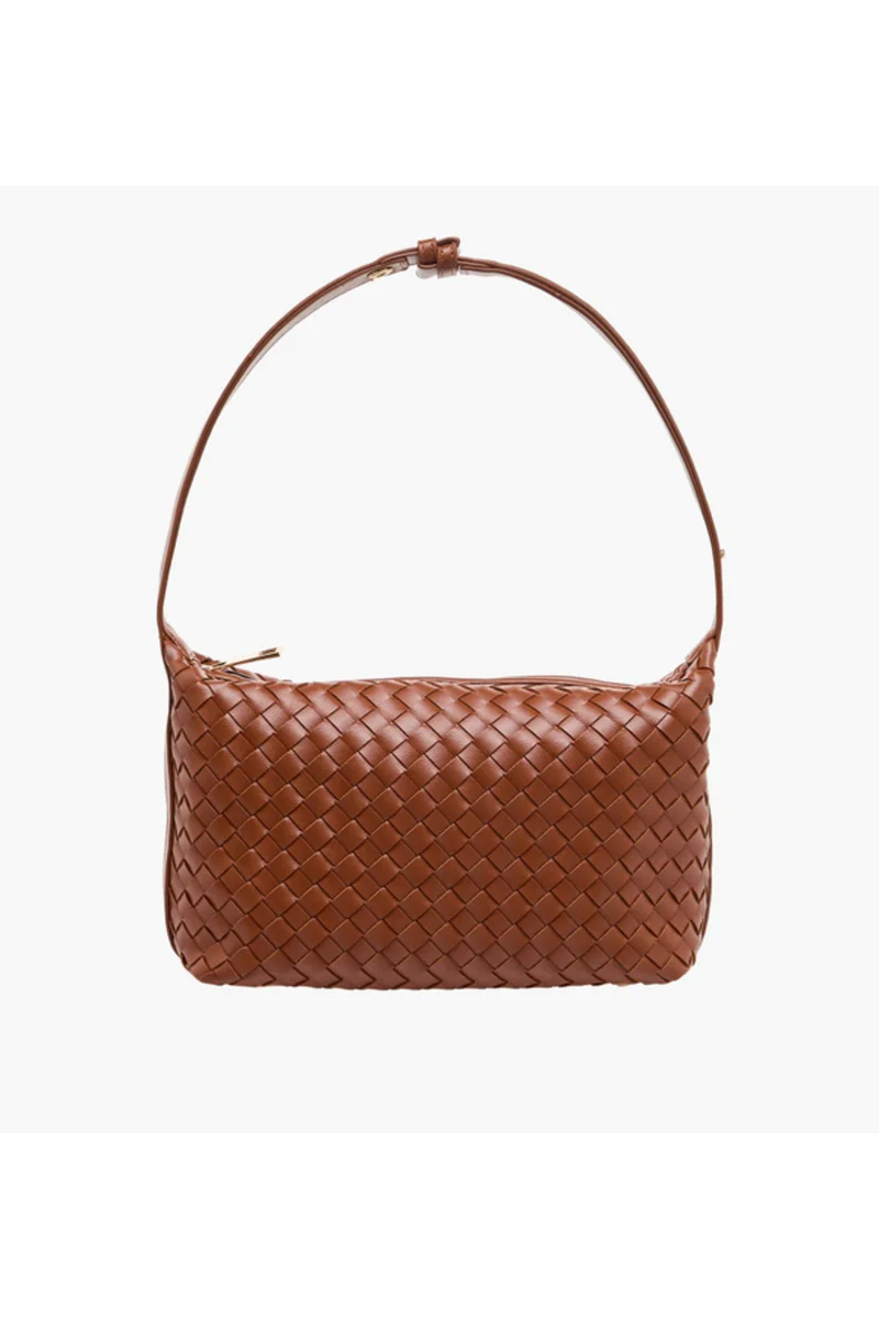 ساشا Tia Textured Shoulder Bag with Strap Handle